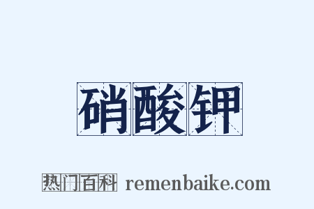硝酸钾是什么意思的图片
